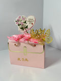 Mom Satin Rose Gift Box | Caja de Rosas Mamá