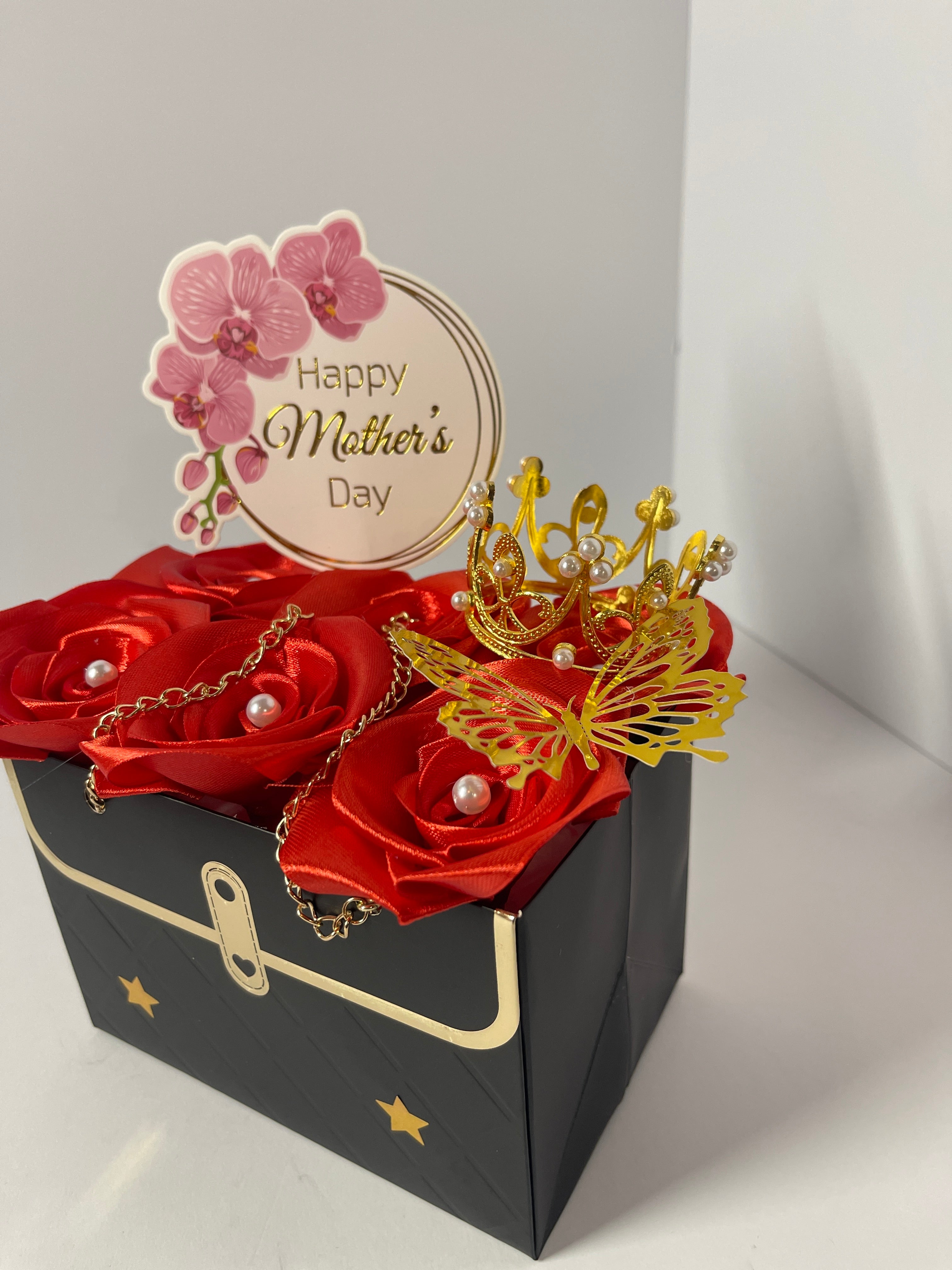 "Eternal Beauty" Satin Rose Gift Box (Mother's Day Edition)