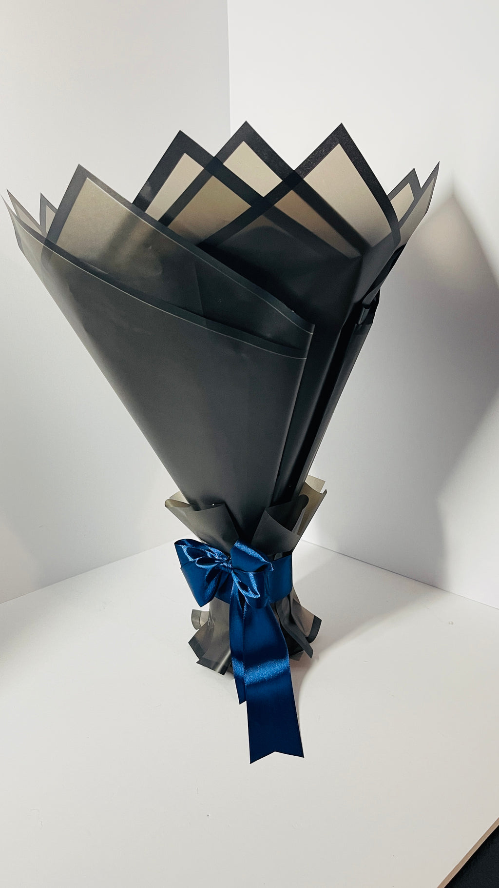 "Midnight" Artisan Satin Rose Bouquet