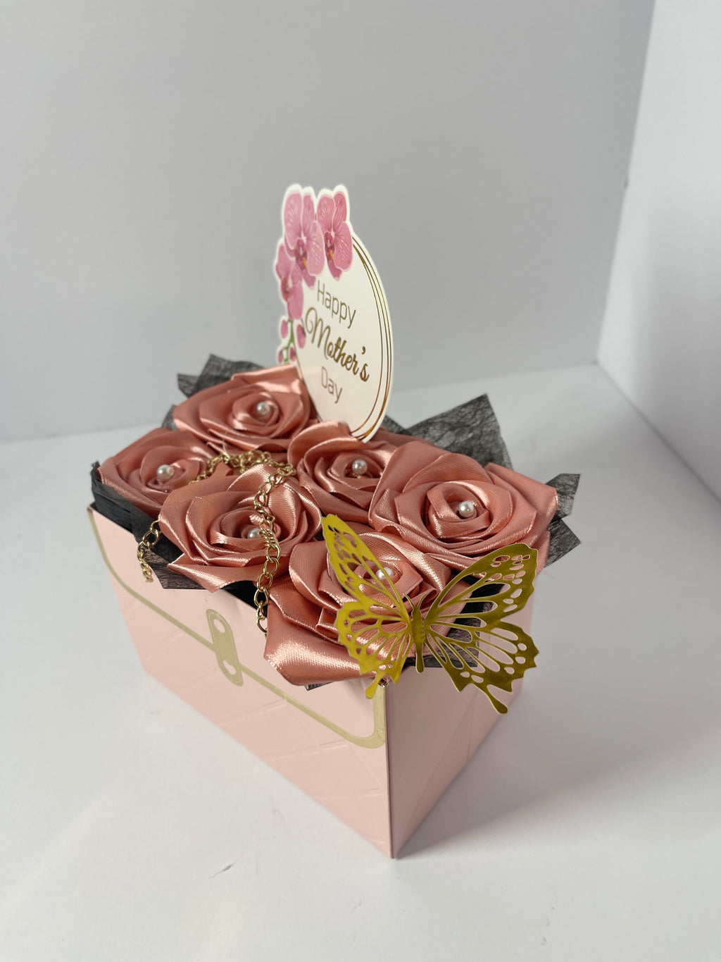 "Eternal Beauty" Satin Rose Gift Box (Mother's Day Edition)