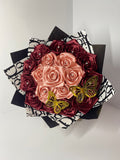 "Elegance Ribbon Rose Bouquet | Handcrafted Luxury Satin Gift for Special Occasions"