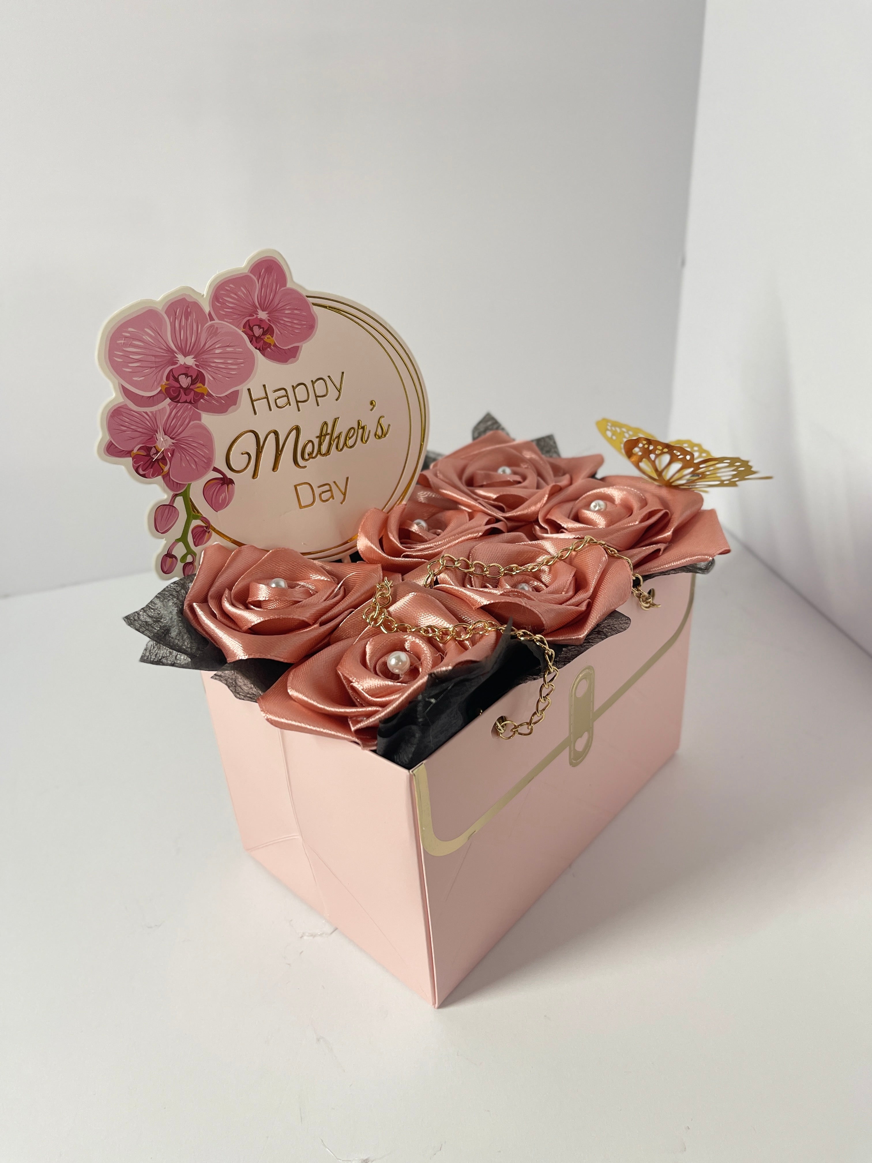 "Eternal Beauty" Satin Rose Gift Box (Mother's Day Edition)