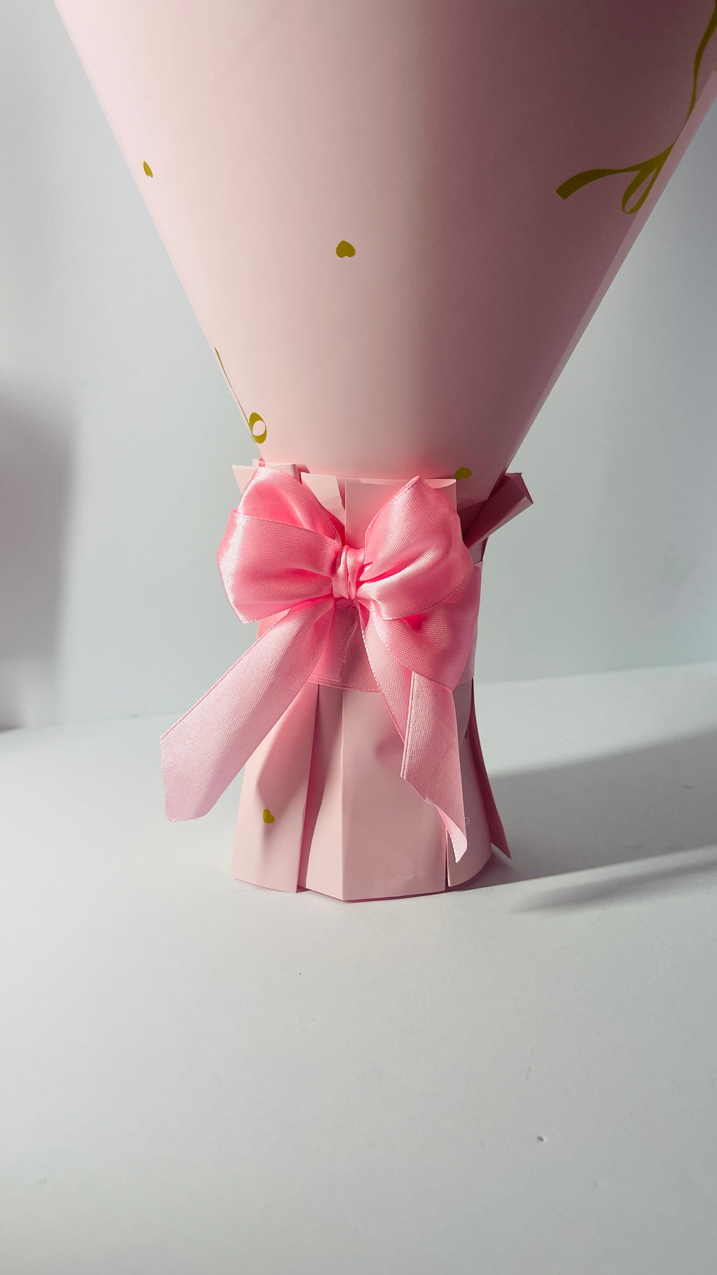 Handmade Red & Pink Satin Rose Bouquet – Sweet Passion Edition⁠
