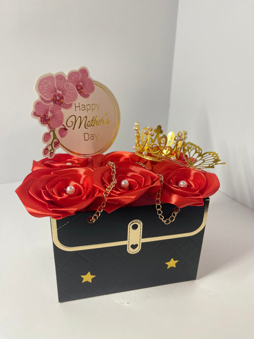 "Eternal Beauty" Satin Rose Gift Box (Mother's Day Edition)