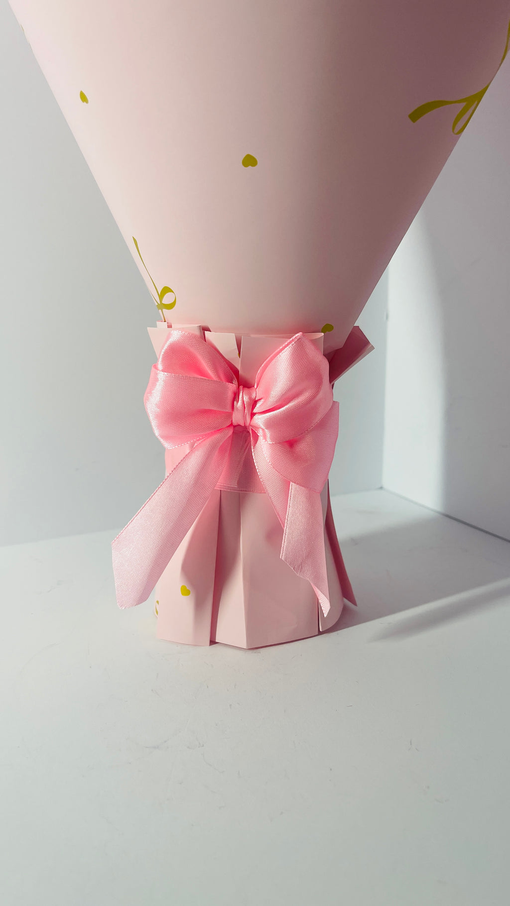 Handmade Red & Pink Satin Rose Bouquet – Sweet Passion Edition⁠
