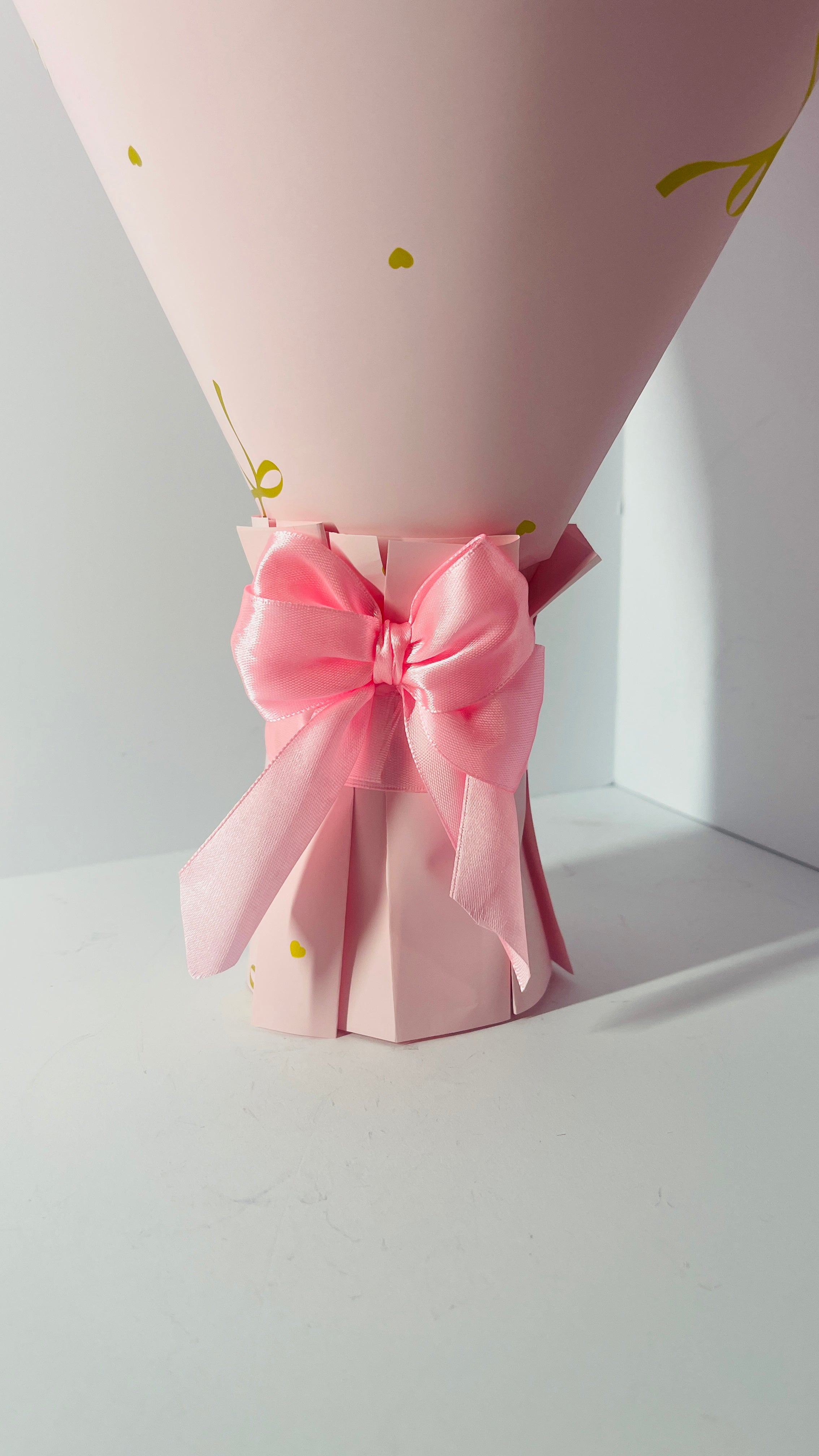Handmade Red & Pink Satin Rose Bouquet – Sweet Passion Edition⁠