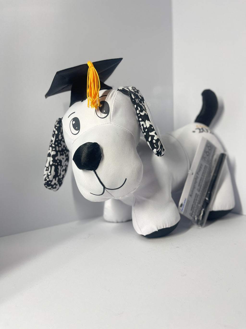 Class of 2026 graduation puppy plush with pen