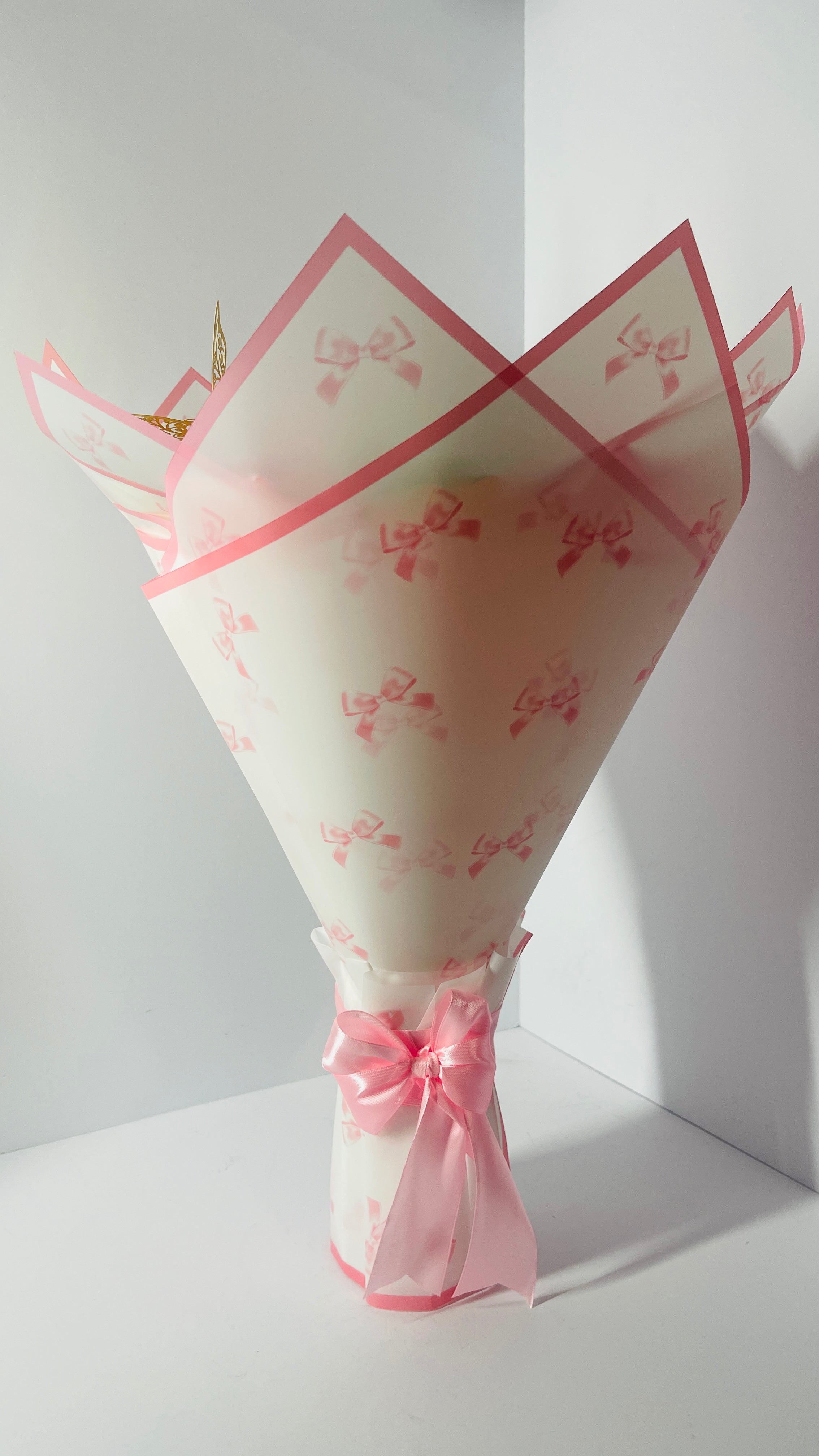 Handmade Satin Rose Bouquet with Decorative Butterfly - The Eternal Gift