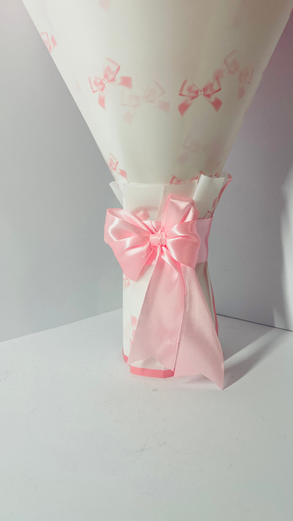 Handmade Satin Rose Bouquet with Decorative Butterfly - The Eternal Gift