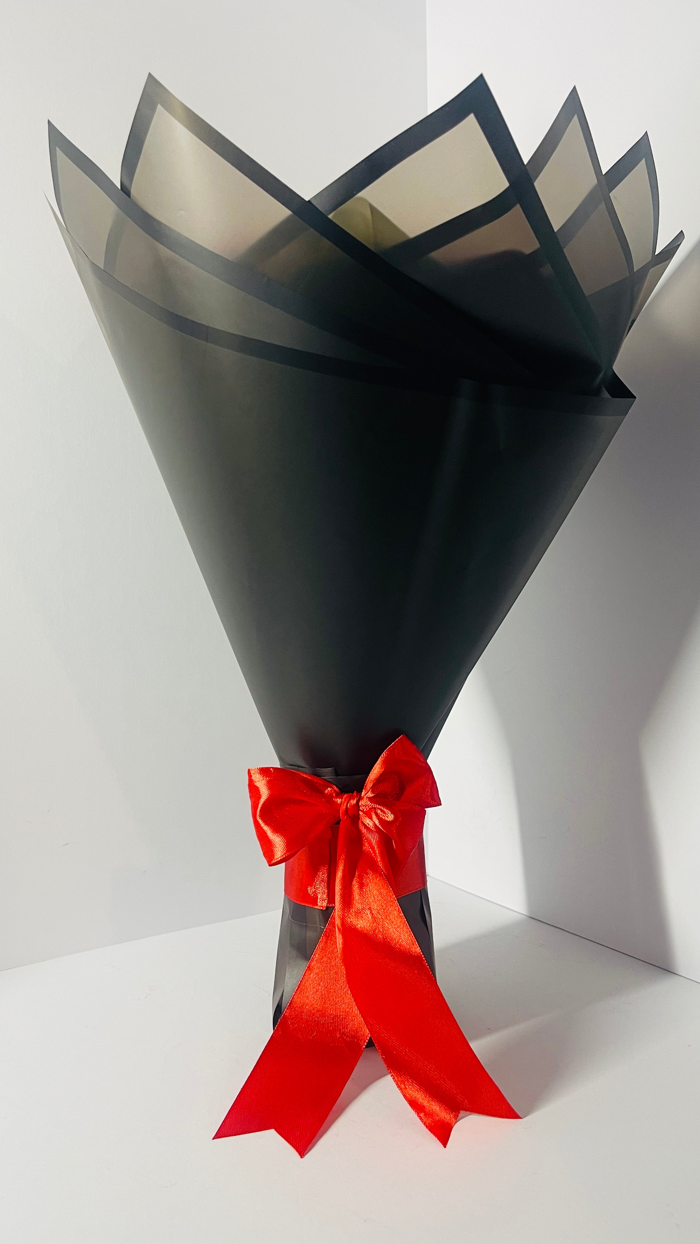 Eternity" Artisan Satin Rose Bouquet – Premium Handmade Gift with Decorative Butterfly