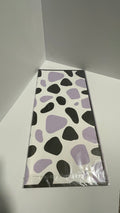Lavender Abstract Print Korean Floral Wrapping Paper – 20 Sheets