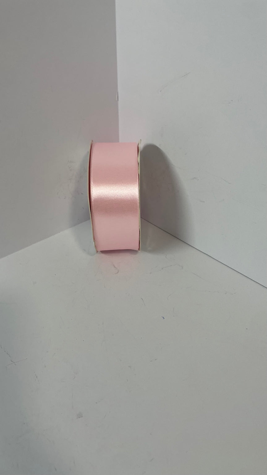 Baby pink satin ribbon