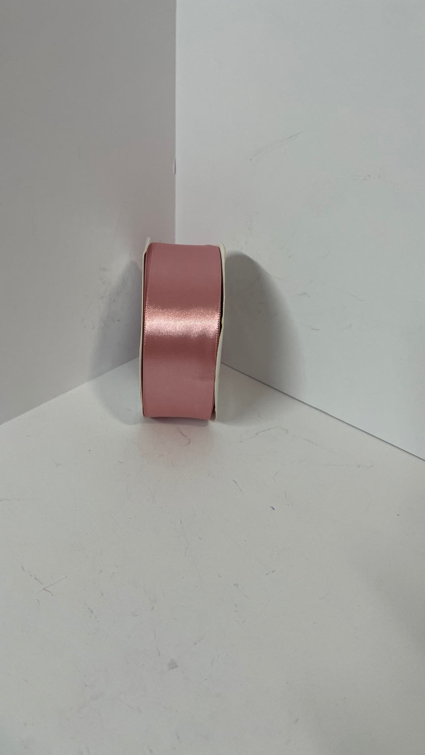 Dusty rose satin ribbon