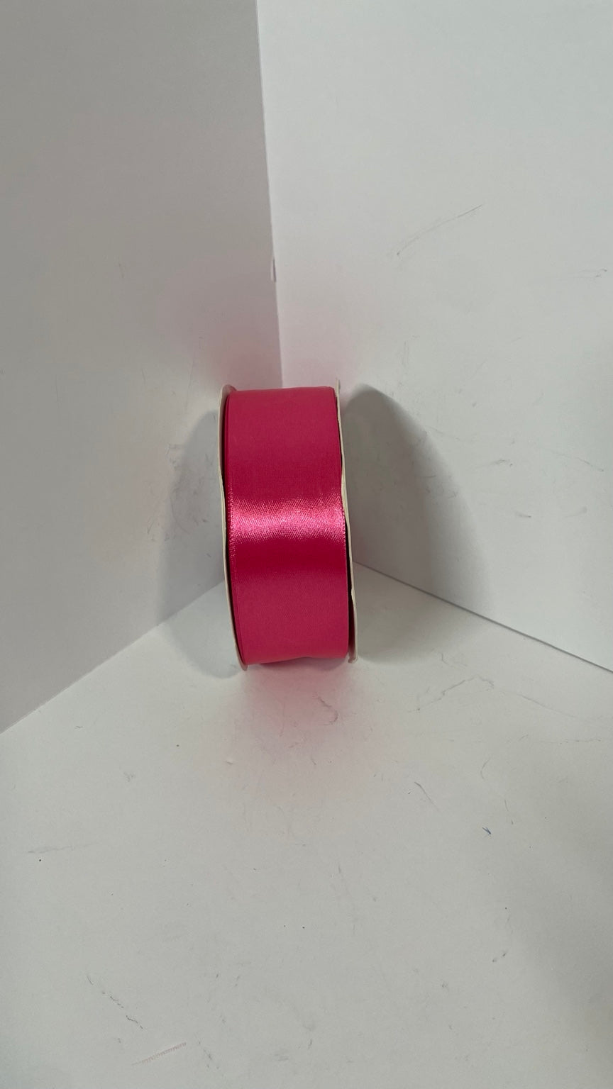Fuchsia satin ribbon