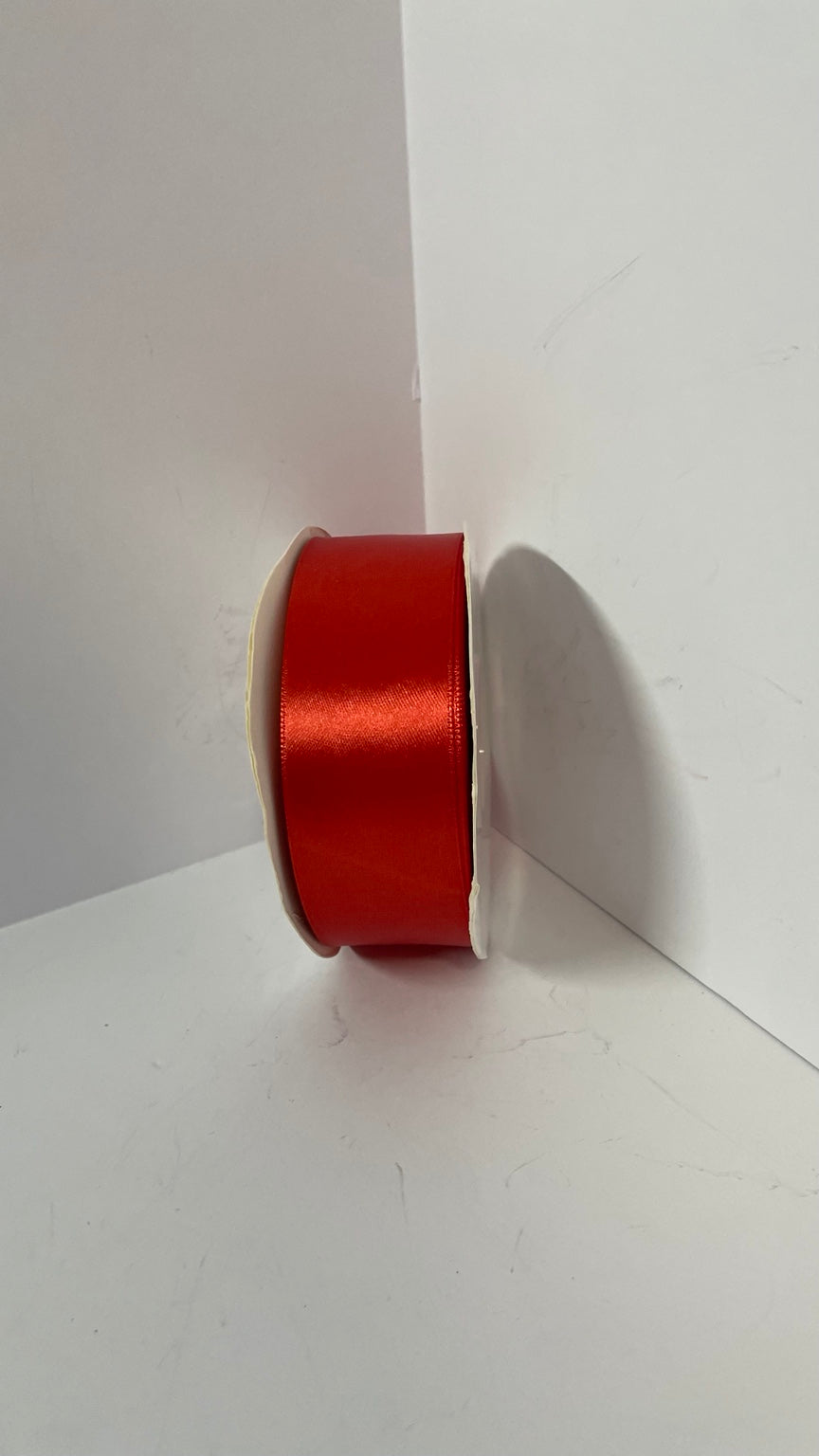 Red satin ribbon