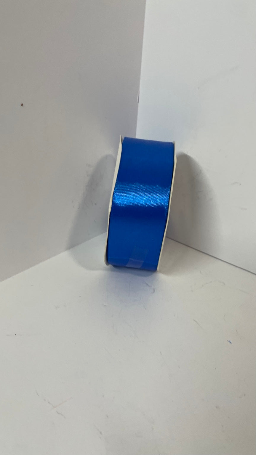 Royal blue satin ribbon