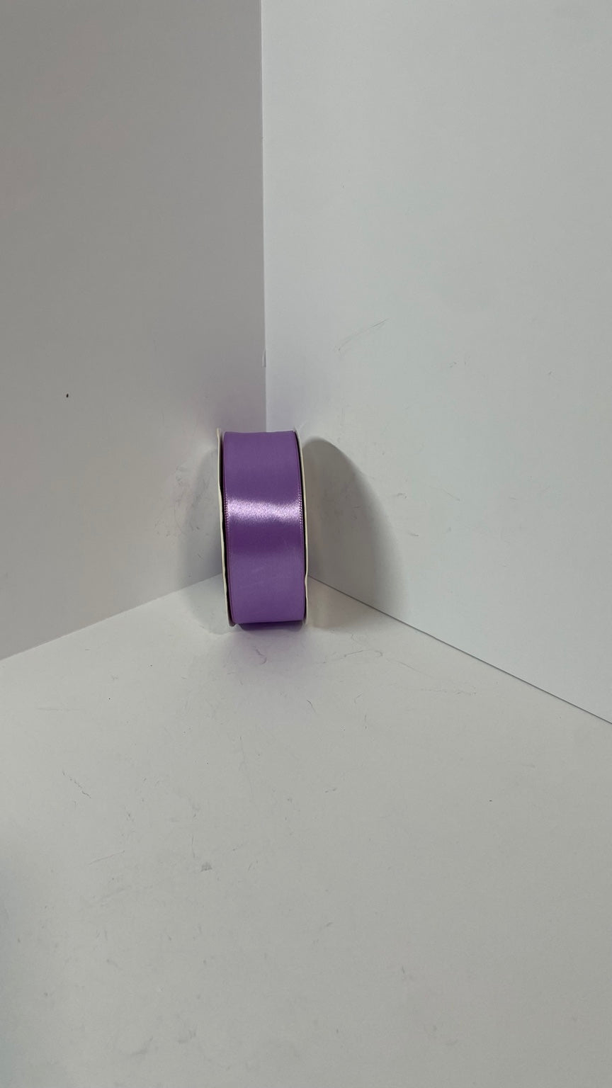 Violet satin ribbon